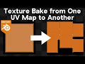 How to Bake Textures from One UV Map to Another in Blender (Tutorial)