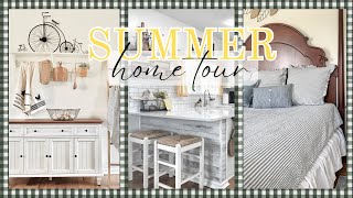 FARMHOUSE HOME TOUR DECORATING NO TALK  MUSIC ONLY HOME DECOR