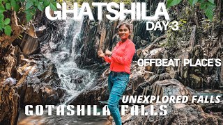 GHATSHILA DAY 3 Part-2 VLOG #31 | Gotashila Shiv Mandir, Unexplored Gotashila Falls Offbeat place