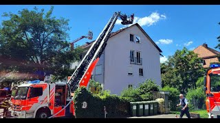 Feuerwehr löscht Brand in Freiburger Stadtteil Haslach | baden.fm