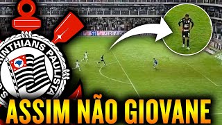 NA CARA DO GOL! | Giovane perde INCRÍVEL chance cara a cara com o goleiro | Santos x Corinthians