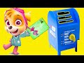 Ellie Jr. Finds A MAGIC MAILBOX With Paw Patrol & Friends | Ellie Jr.