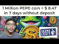 It's FREE! Get 1 Million Pepe Coin with This Telegram Mining Bot