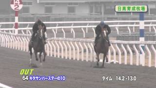 【2012育成馬展示会　調教映像】№64 キタサンバースデーの10