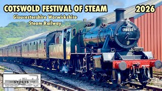 Cotswold Festival of Steam 2026 - Gloucestershire Warwickshire Steam Railway (GWSR)