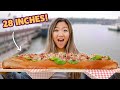 I Challenged A Competitive Eater To Finish A 28-Inch Lobster Roll • Giant Food Time