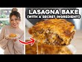 Lasagna without Noodles?! Meal Prep Dinner Idea, Low Carb, Keto Friendly