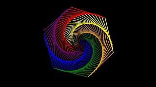 Rainbow design with turtle in python in just 13 lines of code #rainbowsixsiege #python #turtle