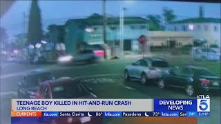 Boy riding a scooter, 17, killed by hit-and-run driver in Long Beach