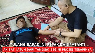 Akibat Jatuh dari Tangga! TUL4NG Bapak Ini P4T4H - Begini Proses Terapi dan Pemulihannya