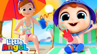Be Safe at the Beach | Safety Song | Little Angel Kids Songs & Nursery Rhymes