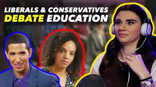 Brett Reacts to Liberals and Conservatives Debating Education!