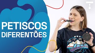 LIZ EXPERIMENTA PETISCOS DE SABORES INCOMUNS | Liz Pede Bis