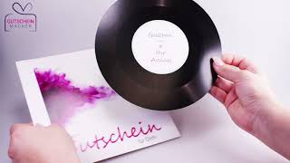 Gutschein als Vinyl-Single