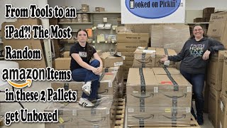 From Tools to an iPad?! The Most Random Amazon Pallet Unboxing Ever with My Daughter Faith!