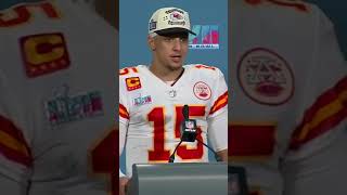Patrick Mahomes speaks on Andy Reid after winning the Super Bowl 🏈 #shorts #Superbowl #NFL #Chiefs