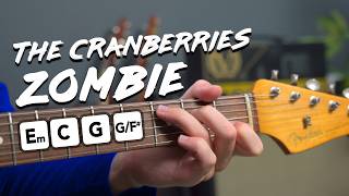 "Zombie" Guitar Lesson - The Cranberries - easy electric guitar songs