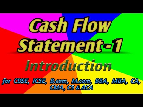 Cash Flow Statement-1 || Introduction & Format Of Cash Flow Statement ...