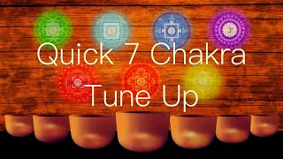 Quick 7 Chakras Tune-Up | Crystal Singing Bowls | All Chakra Powerful 432Hz based Meditation