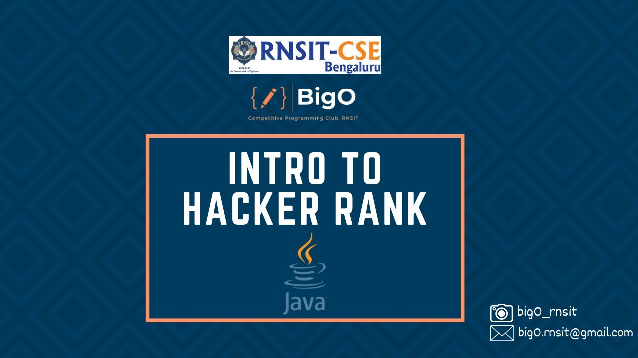 Intro To Hackerrank In Java Youtube