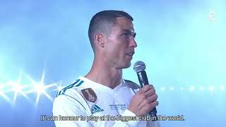 Cristiano Ronaldo last speech for Real Madrid💔