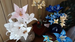 kimie gangi 折り紙アレンジ「百合の花」ORIGAMI LILY