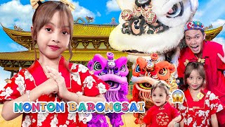 24 JAM LEIKA NONTON BARONGSAI 😍 KOMPILASI VLOG 1 JAM LEIKA SAAT IMLEK