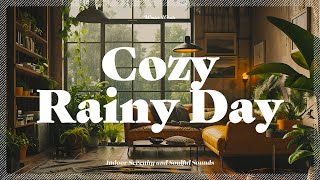 Cozy Rainy Day - Indoor Rain Sounds for Relaxation | Rain Sounds, Rain ASMR | Focus, Sleep, Relaxing