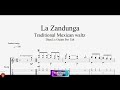 La Zandunga from Traditional Mexican waltz with Guitar Tutorial FREE TABs