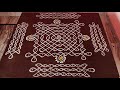 Side muggulu | 9×9 dots melikala muggulu with side muggulu | Easy big sikku kolam | teluginti ammayi