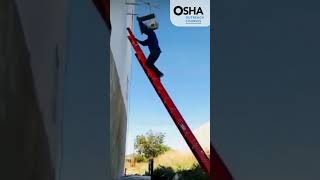 Ladder Safety Fails - Learn What Not to Do | Fall Protection #laddersafety #constructionsafety