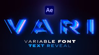 After Effects 2026: NEW Variable Fonts Make Text Reveals Stupidly Easy | Tutorial