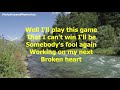 My Next Broken Heart by Brooks & Dunn - 1991 (with lyrics)