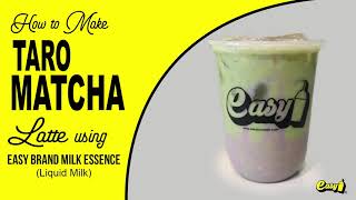 Taro Matcha Latte