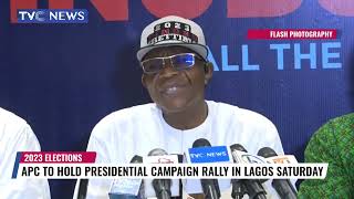 APC To Hold Presidential Campaign Rally In Lagos Saturday