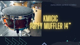 Kmicic puffy muffler 14” #snaredrumfreakz #cymbals #drumming