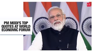 From 'Pro Planet movement' to 'bouquet of hope', PM Modi’s top quotes at World Economic Forum