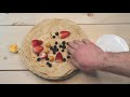 how i make my protein crêpes protein crêpe recipe macros and calories on screen