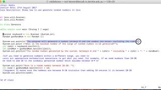 Generate a random number in Java
