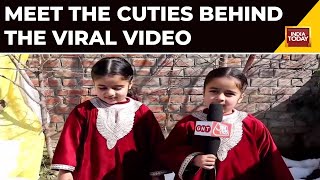 Twin Sisters Zaiba And Zainab Reporting For India Today From Kashmir