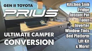 Gen II Toyota PRIUS *Luxury* Camper Conversion Tour