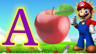 A for Apple, B for Ball, ABCD, ABCD Alphabets, English Alphabets, English Rhymes, English Letters,