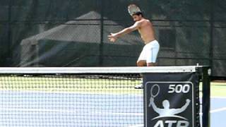 Nenad Zimonjic  tennis practice