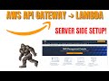 Create an AWS API Gateway connected to a Lambda Function