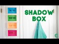 How to Make Colorful Toy Butterfly Shadow Boxes