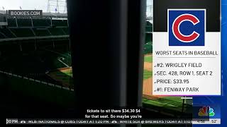 This seat at Wrigley Field is one of the worst seats in baseball