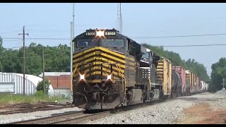 NS 8100 Nickel Plate w/ P5 Horn Leading NS 191 on NS Augusta District 6/7/23