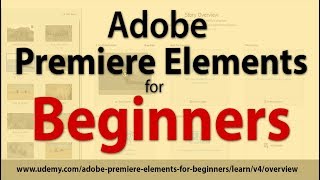 New beginner's video editing class at www.udemy.com