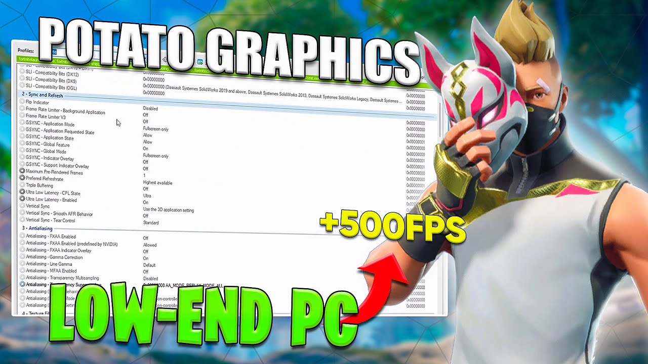 How To Get Potato Graphics In Fortnite Chapter 5 Season 2 Best