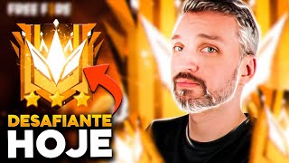 🔴FREE FIRE AO VIVO - ATUALIZAÇÃO + DESAFIANTE HOJE SOLO MOBILADOR! RANK E DEPOIS 4V4